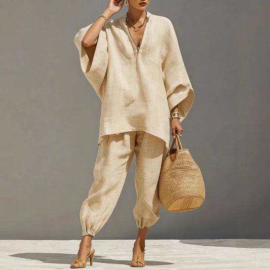 Women's Wide-Sleeve Lounge Set
