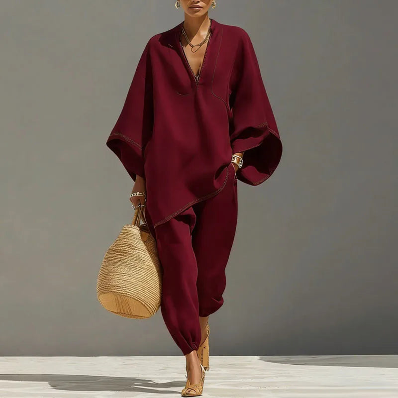 Women's Wide-Sleeve Lounge Set