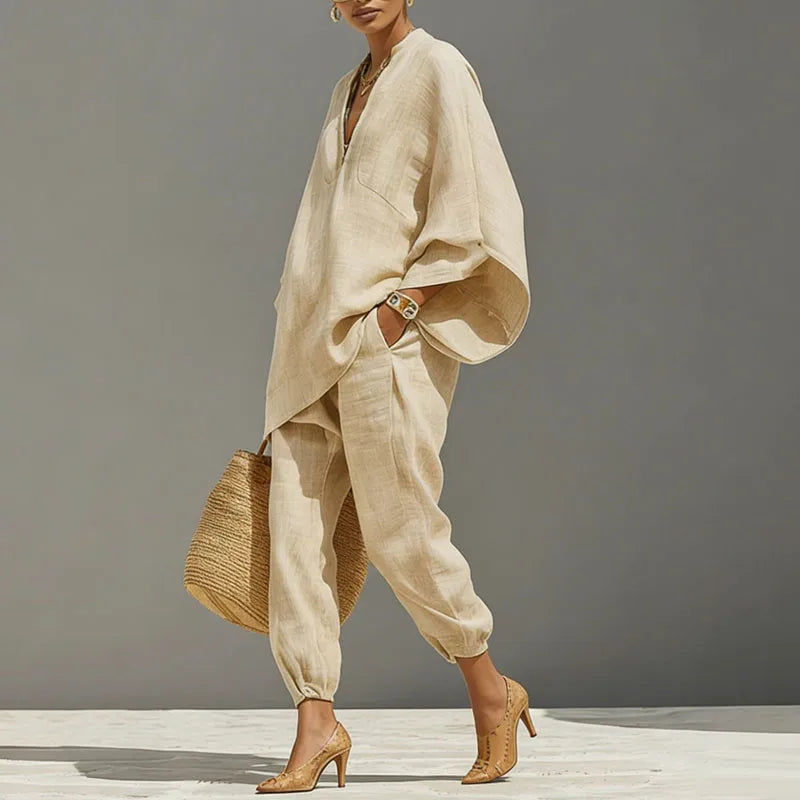 Women's Wide-Sleeve Lounge Set