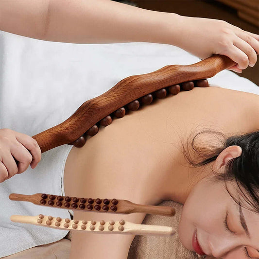 Wooden Gua Sha Massage Stick - Deep Relaxation